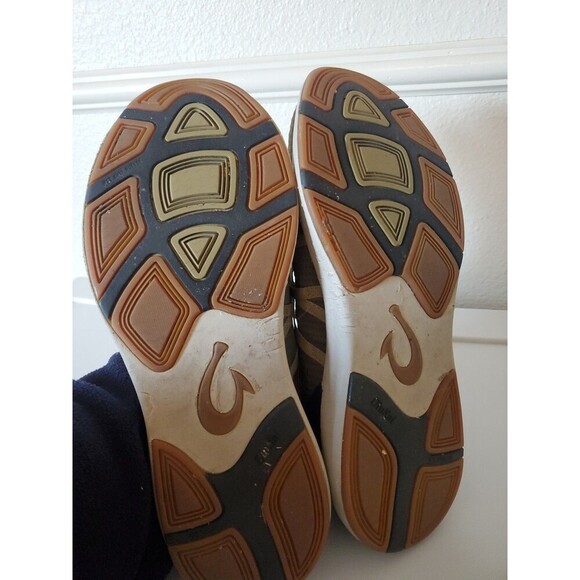 Olukai Mio Li Everyday Athletic Shoes Hunter Green/Lava Rock 10440-HGLR Men's 8 - Picture 4 of 16